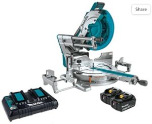 Makita XSL08PT - Best Battery Efficient & Easy-To-Use Miter Saw