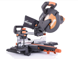 Evolution Power Tools R255SMS+ 10" Multi-Material Compound Sliding Miter Saw Plus